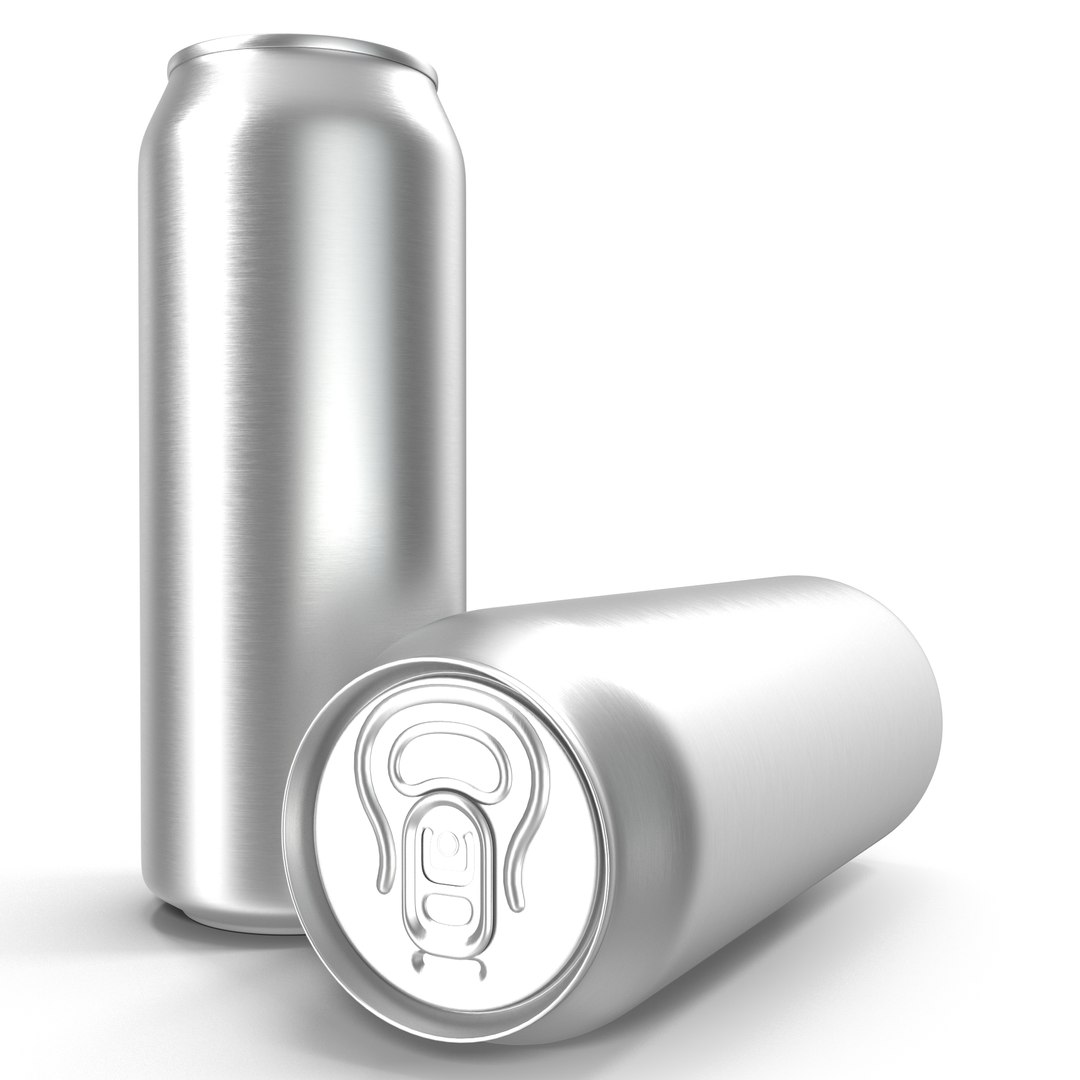 Aluminum Can 0.5 L 3D Model preview