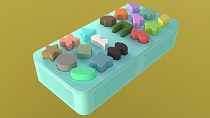 3D ENCAJABLE DE FIGURAS GEOMETRICAS PARA NINOS - NESTABLE GEOMETRIC FIGURES model