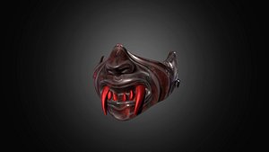 3D Mask Samurai model