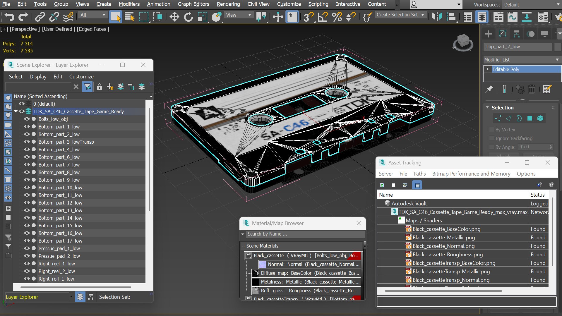 TDK SA C46 Cassette Tape Game Ready 3D model https://p.turbosquid.com/ts-thumb/Sd/KHmf3X/Cu/tdk_sa_c46_cassette_tape_game_ready_016/jpg/1783325708/1920x1080/fit_q87/b86594a3ead0b1d731b46c0ae5906081d68d6417/tdk_sa_c46_cassette_tape_game_ready_016.jpg