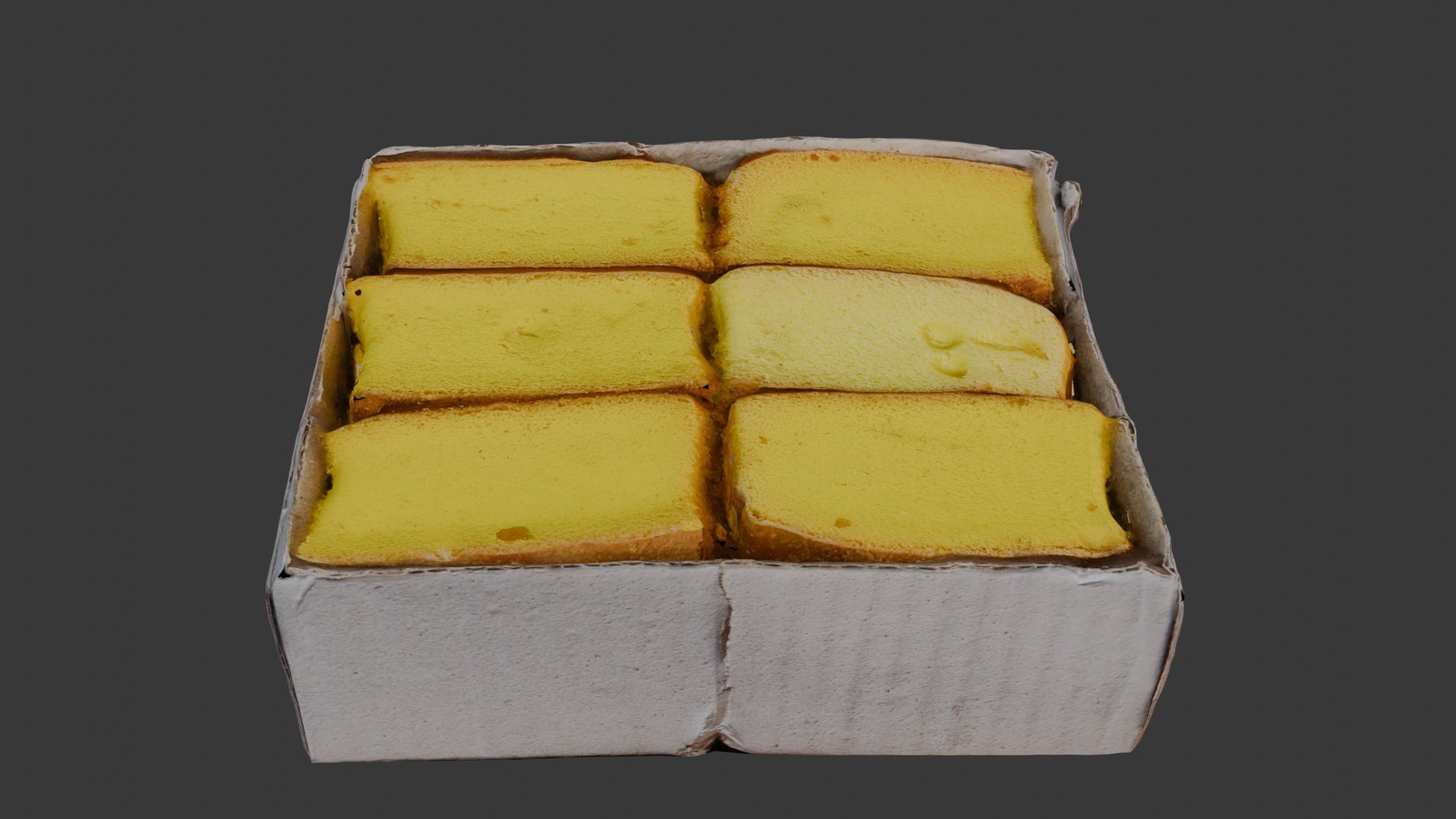 Box of Sliced Sponge Cakes 3D Scan 3D model https://p.turbosquid.com/ts-thumb/Sd/KWzEm7/K4/1/jpg/1747026364/1920x1080/fit_q87/3634a382da09ea82022e847d60ecd97744bc6730/1.jpg