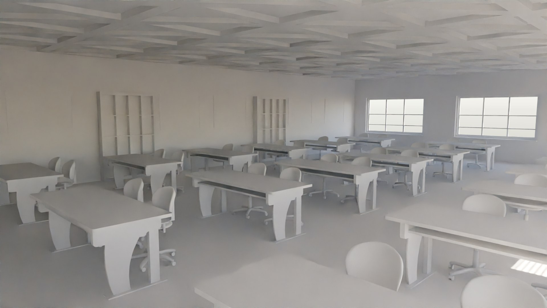 3D School Classroom Model - TurboSquid 2159662