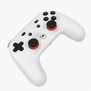 White Google Stadia Controller