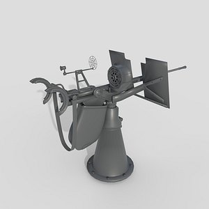3D oerlikon 20mm anti-aircraft gun model