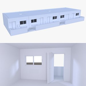 3d model motel interior