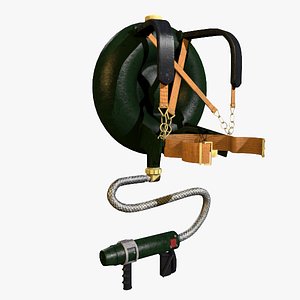 3d model lifebuoy flamethrower