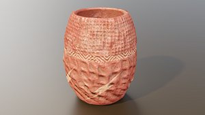3D Rustic Relic Barrel of Memories model