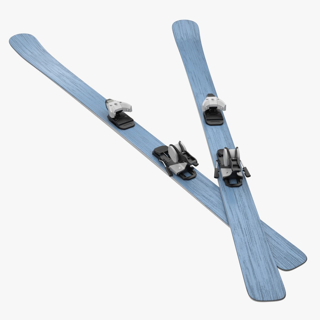 Snow Ski 3D Model 3D model preview