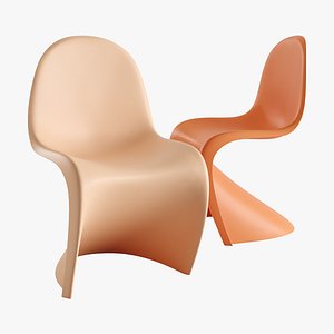 Panton Chair color Peach Fuzz by Vitra