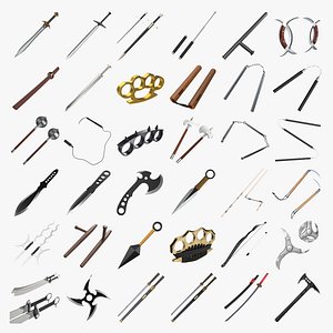 Various PBR weapons