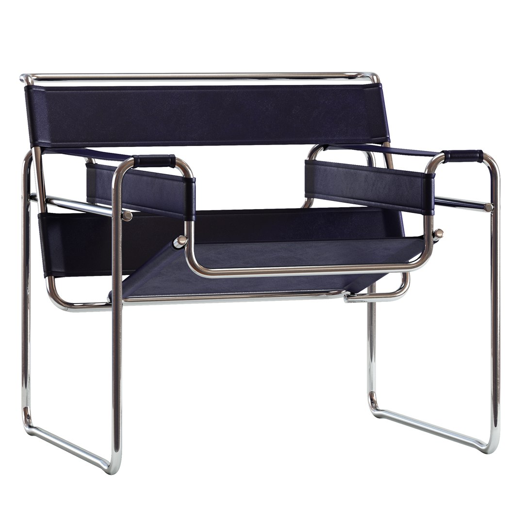 3D Wassily Chair TurboSquid 1538004