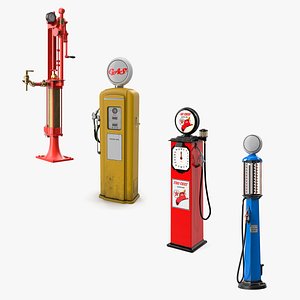 Retro Gas Pumps Collection 2