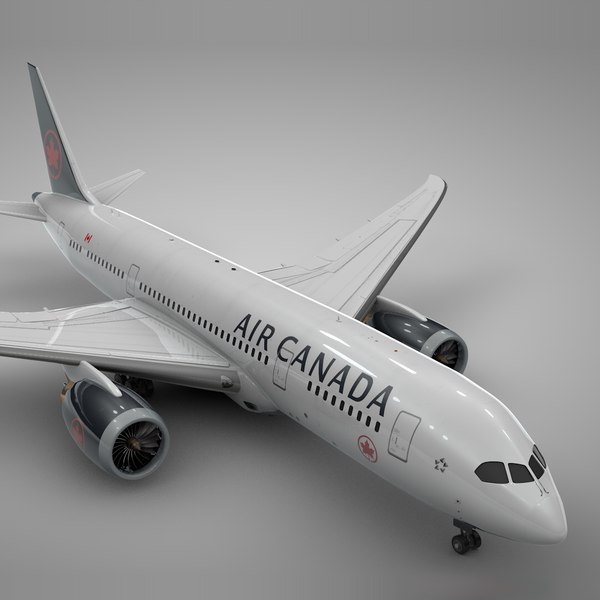波音787 梦想客机加拿大航空公司L8613D模型- TurboSquid 1610116