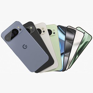3D model Google Pixel 10 Pro All Colors