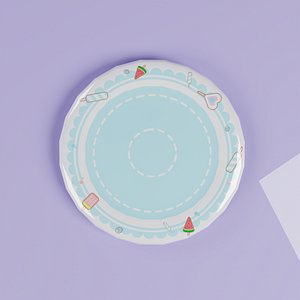 cute plate 3D model