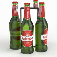 Beer Bottle Karlovacko Lager 500ml 2021