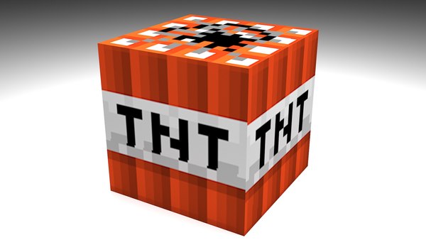 3D model minecraft tnt - TurboSquid 1672507