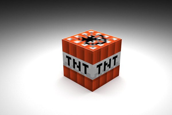 3D model minecraft tnt - TurboSquid 1672507