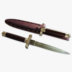 Modern Dagger with Sheath