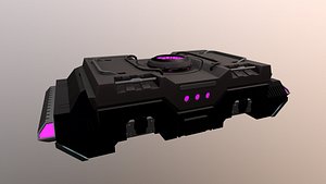 Scifi weapon crate 3D