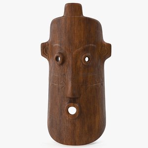 African Congo Mask Wood
