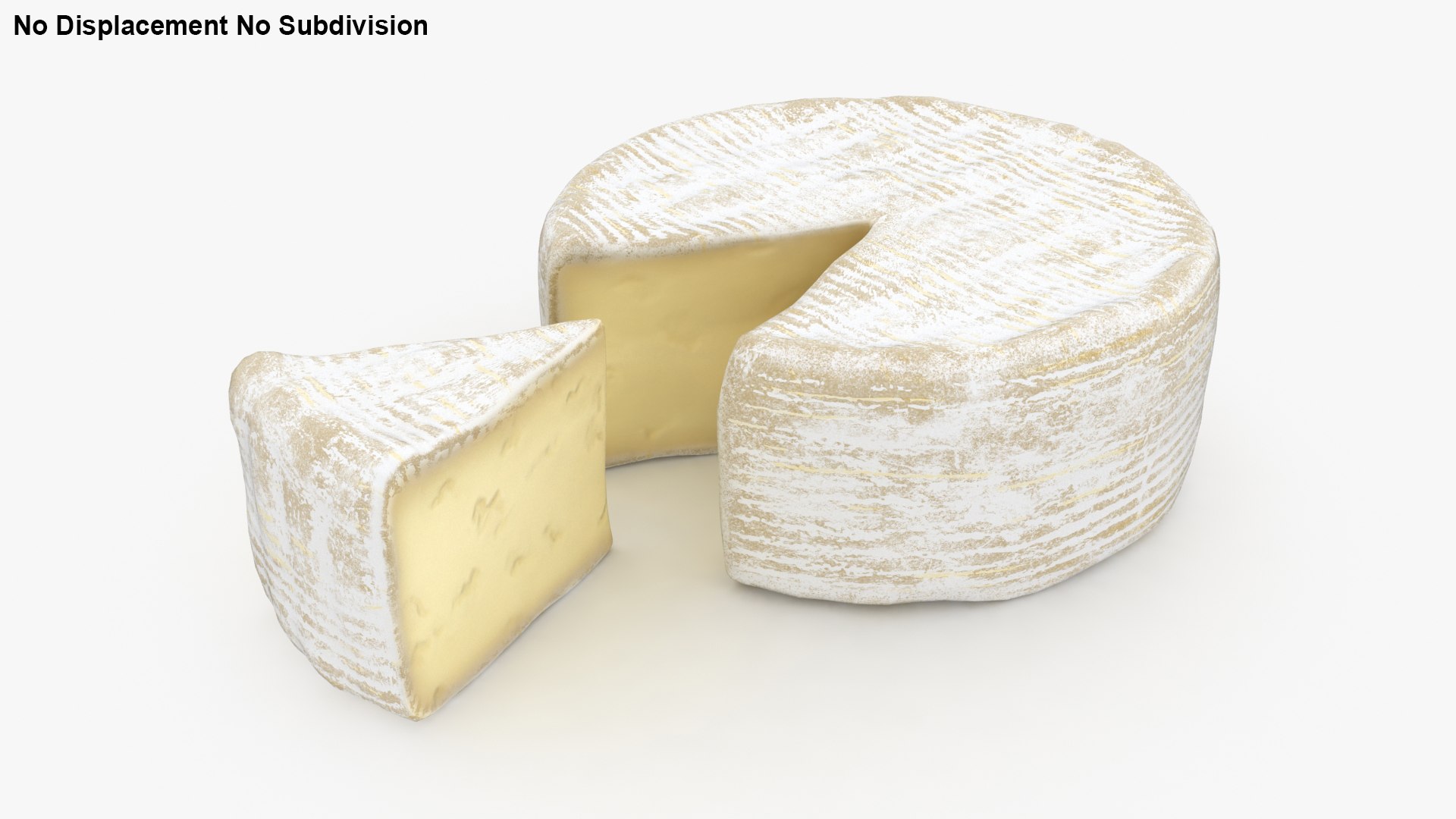 Brie Cheese 3D https://p.turbosquid.com/ts-thumb/Se/JxnGjU/Qp/briecheese_f0000/jpg/1669654692/1920x1080/fit_q87/f7cf89aa312cc933f62f503677f6473fa0804e76/briecheese_f0000.jpg