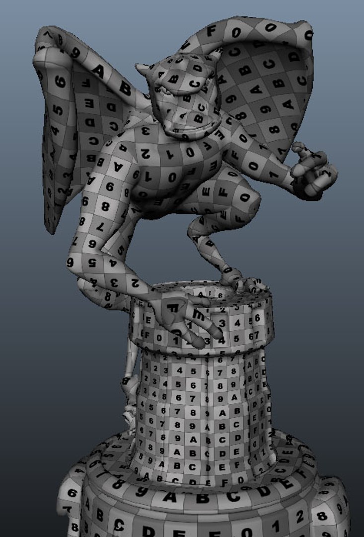 Gargoyle Chess Rook 3d Obj