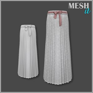 Long Skirt with bow