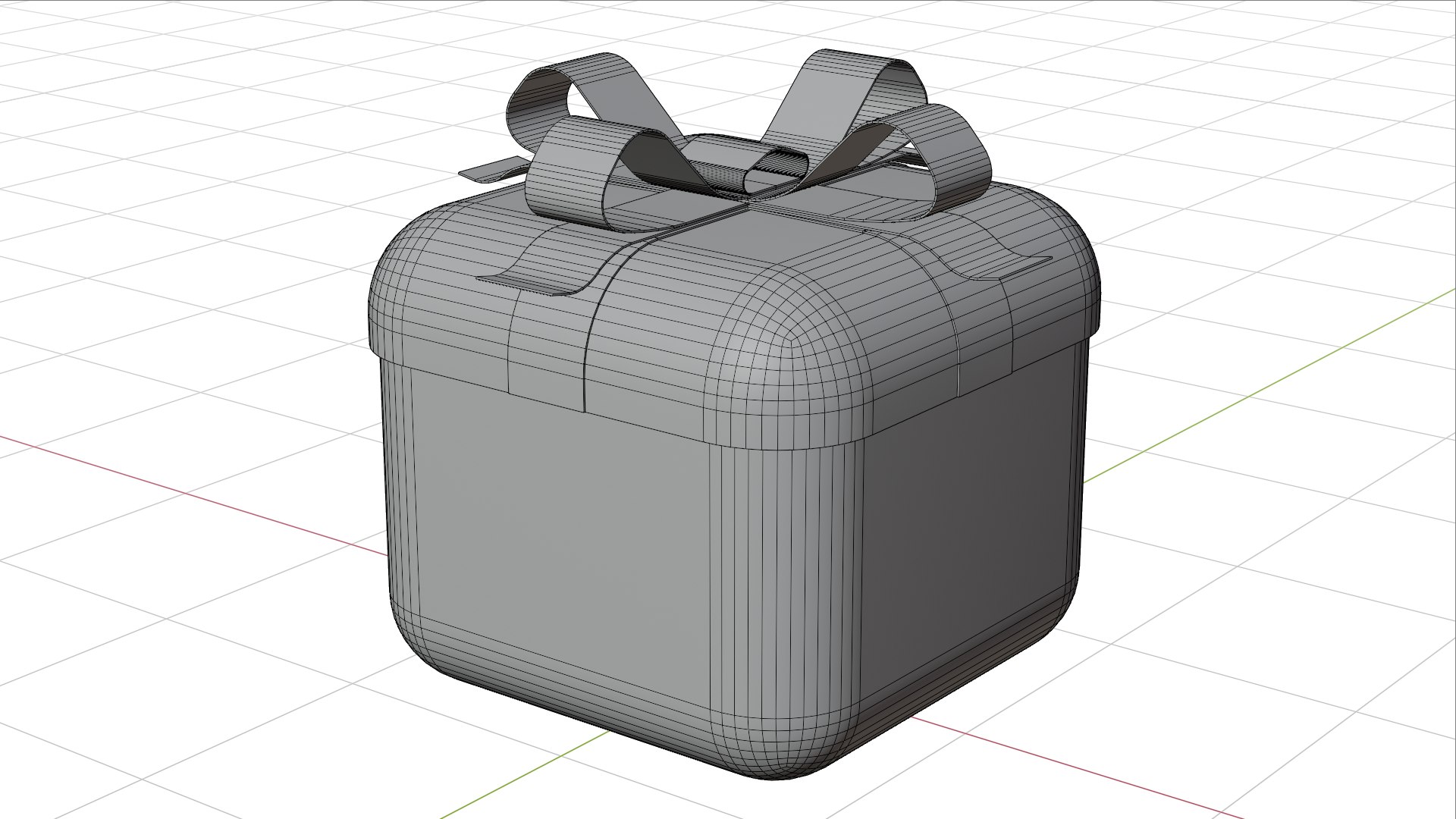 Rounded Gift Box 3D - TurboSquid 1915486