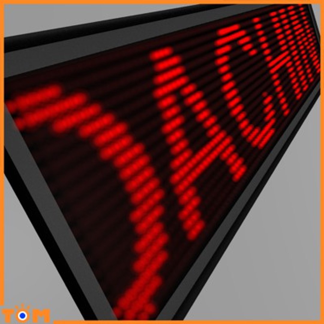 3d Led Scrolling Text