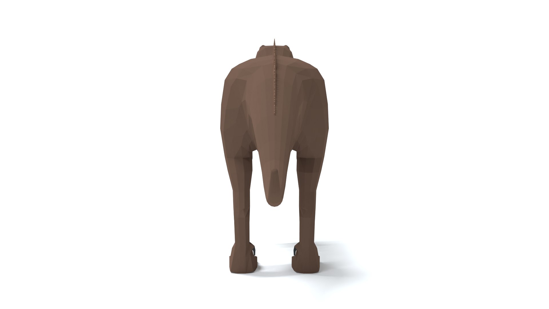3D Model Low Poly Cartoon Carcharodontosaurus - TurboSquid 1850025