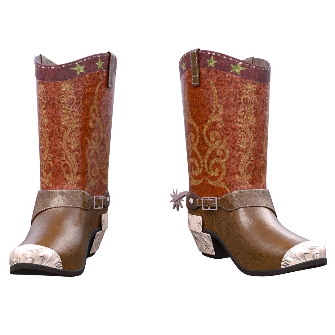 Five Western Cowboy Boots Collection PBR Game Ready 3D Models 3D model https://p.turbosquid.com/ts-thumb/Se/b2RVQz/Vu/image/png/1792185649/1920x1080/fit_q87/099369b256ee5ed4f88bddf52d68d38b410a67d5/image.jpg