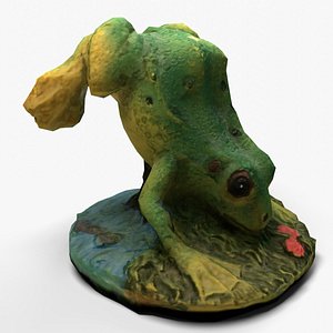 Frog Figurine 3D model