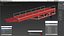 Portable Trailer Loading Ramp 3D model