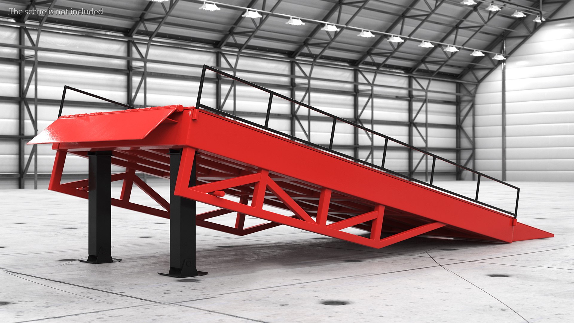 Portable Trailer Loading Ramp 3D model - TurboSquid 1724410
