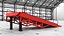 Portable Trailer Loading Ramp 3D model