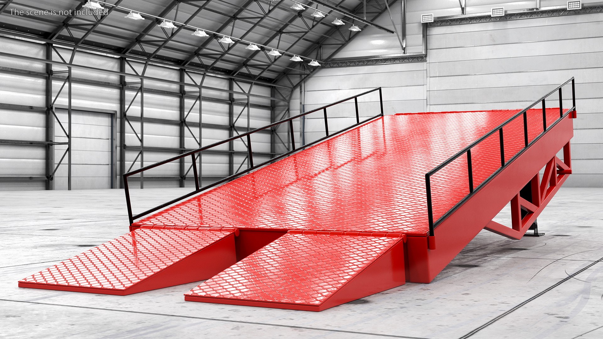 Portable Trailer Loading Ramp 3D model - TurboSquid 1724410