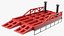 Portable Trailer Loading Ramp 3D model