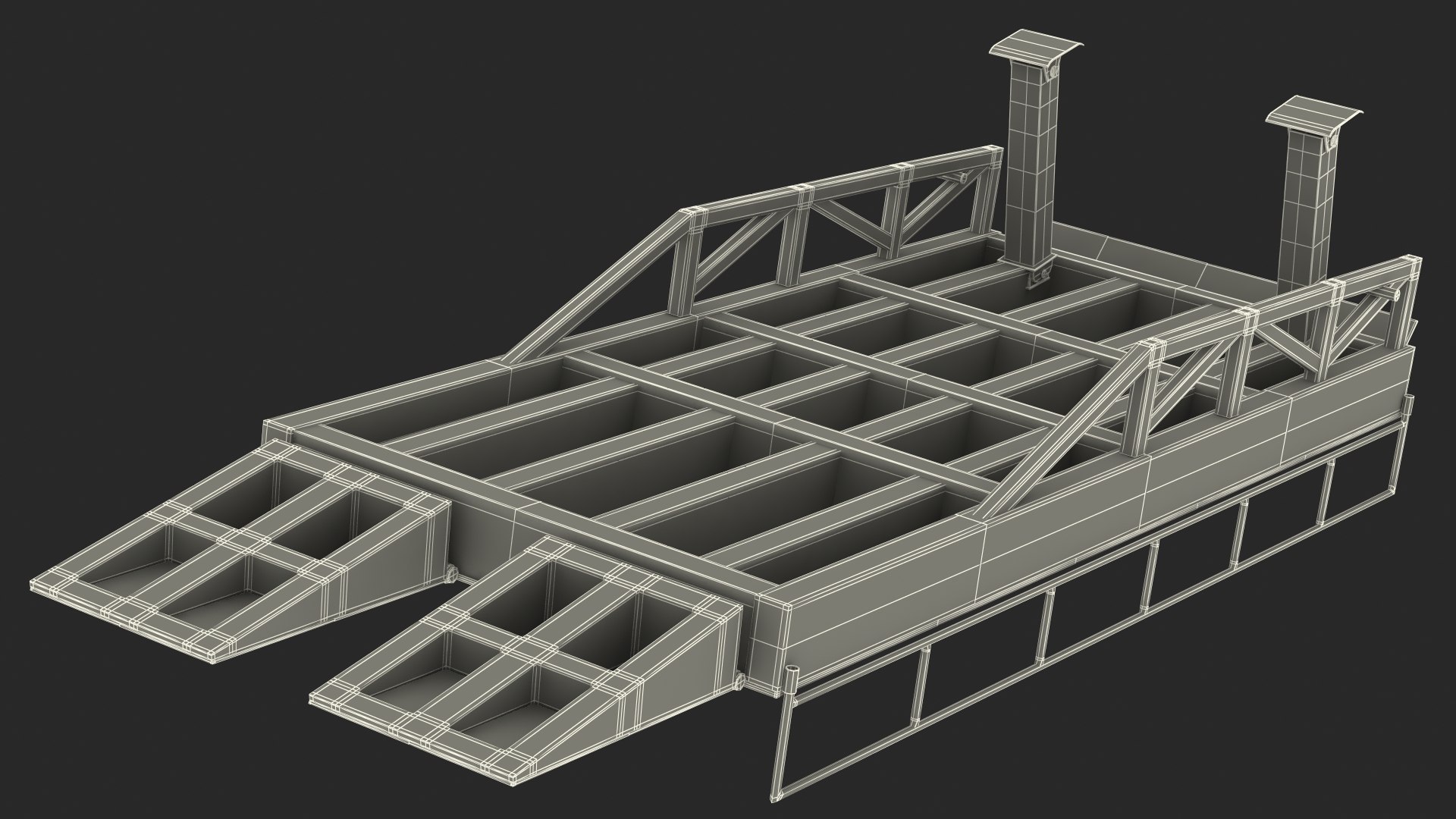 Portable Trailer Loading Ramp 3D Model - TurboSquid 1724410