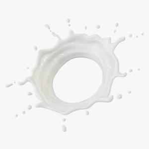 Milk Splash Circle