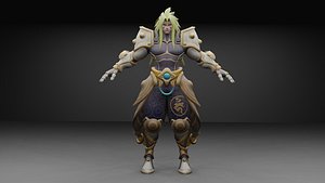 3D model Armour - monster - char