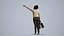 00317Theresia017 - 가을 또는 봄옷을 입고 가방을 든 성인 흑인 여성이 매장에서 기다리고 있는 모습
