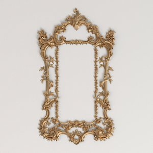 3D frame rococo style model