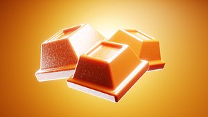 Stylized Chocolate Cubes - Procedural Shader Asset