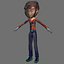 Cartoon Office Character Woman