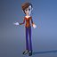 Cartoon Office Character Woman