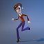 Cartoon Office Character Woman