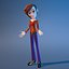 Cartoon Office Character Woman