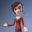 Cartoon Office Character Woman