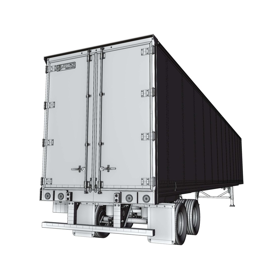 3D Atro 53FT Dry Van Model - TurboSquid 2238066